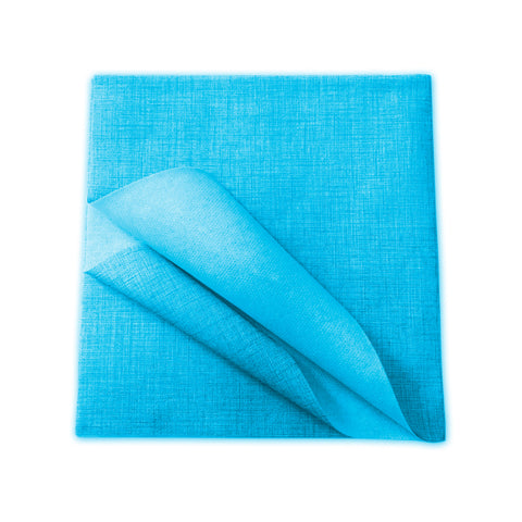 Set 100 Tovaglie Tnt Monouso Celeste 100x100cm