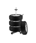 Carrello Porta 4 Pneumatici Con Supporto Ad Asta 100kg