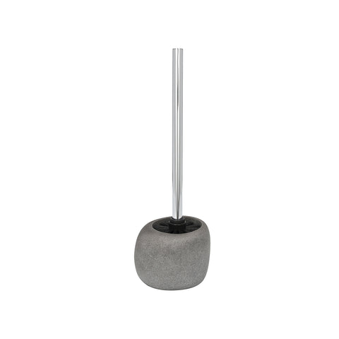Pebble Stone szürke polirezin WC-kefetartó