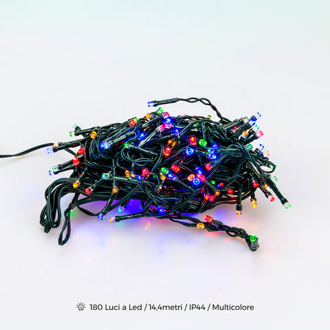 180 LED-es fényfüzér, IP44