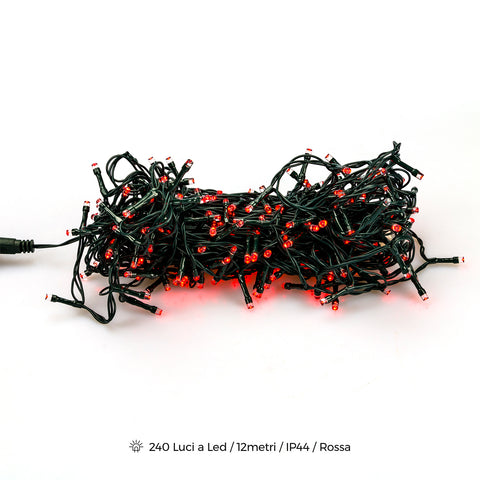 240 LED-es fényfüzér, IP44
