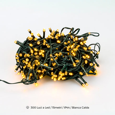 300 LED-es IP44 fényfüzér