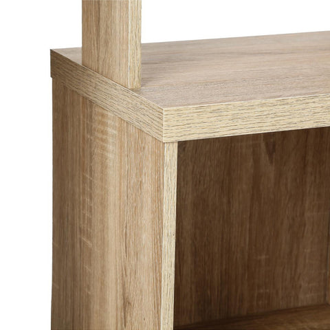 Libreria In Legno Mdf Beige 60x30x170cm – foto 2