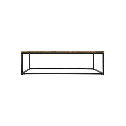 Tavolo Basso in Metallo e Legno 115x65x32,5cm – foto 2