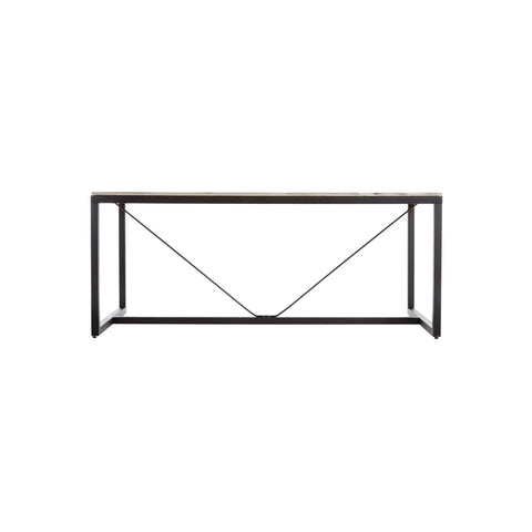 Tavolo da Pranzo in Legno e Metallo 85x90x180cm – foto 2