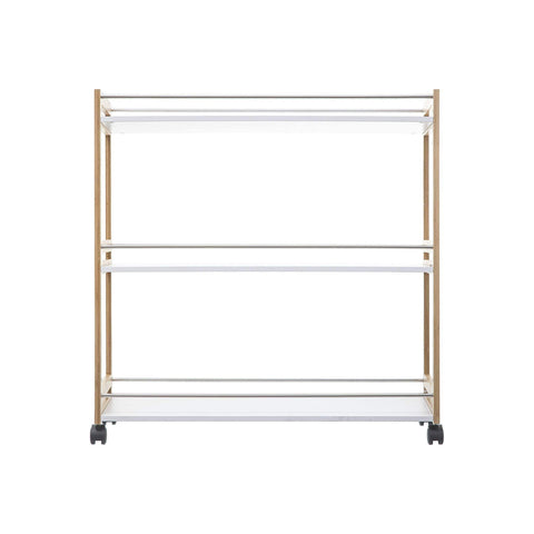 Carrello Da Cucina A 3 Ripiani 80x76x30cm – foto 2