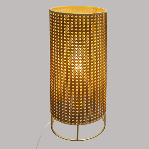 Lampada Da Tavolo In Bambù E Rattan 52cm – foto 3