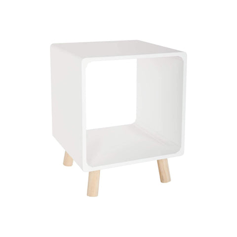Set 2 Tavolini Bassi In Legno Bianco – foto 3