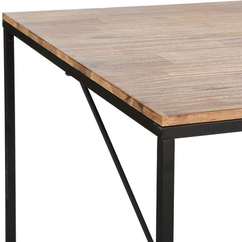 Tavolo Da Bar In Legno E Metallo 80x80x98cm – foto 3