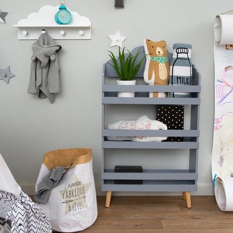 Libreria A 3 Ripiani Per Bimbi 58x100x18cm – foto 3