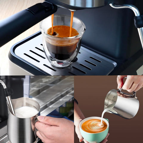 Macchina caffè espresso per macinato con cappuccinatore – foto 5