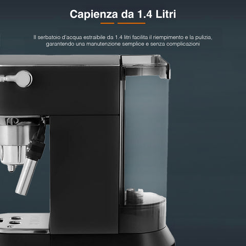 Macchina caffè espresso per macinato con cappuccinatore – foto 7